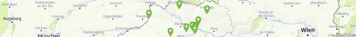 Kartenansicht für Apotheken-Notdienste in der Nähe von Oepping (Rohrbach, Oberösterreich)